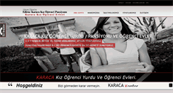 Desktop Screenshot of karacakizpansiyonu.com